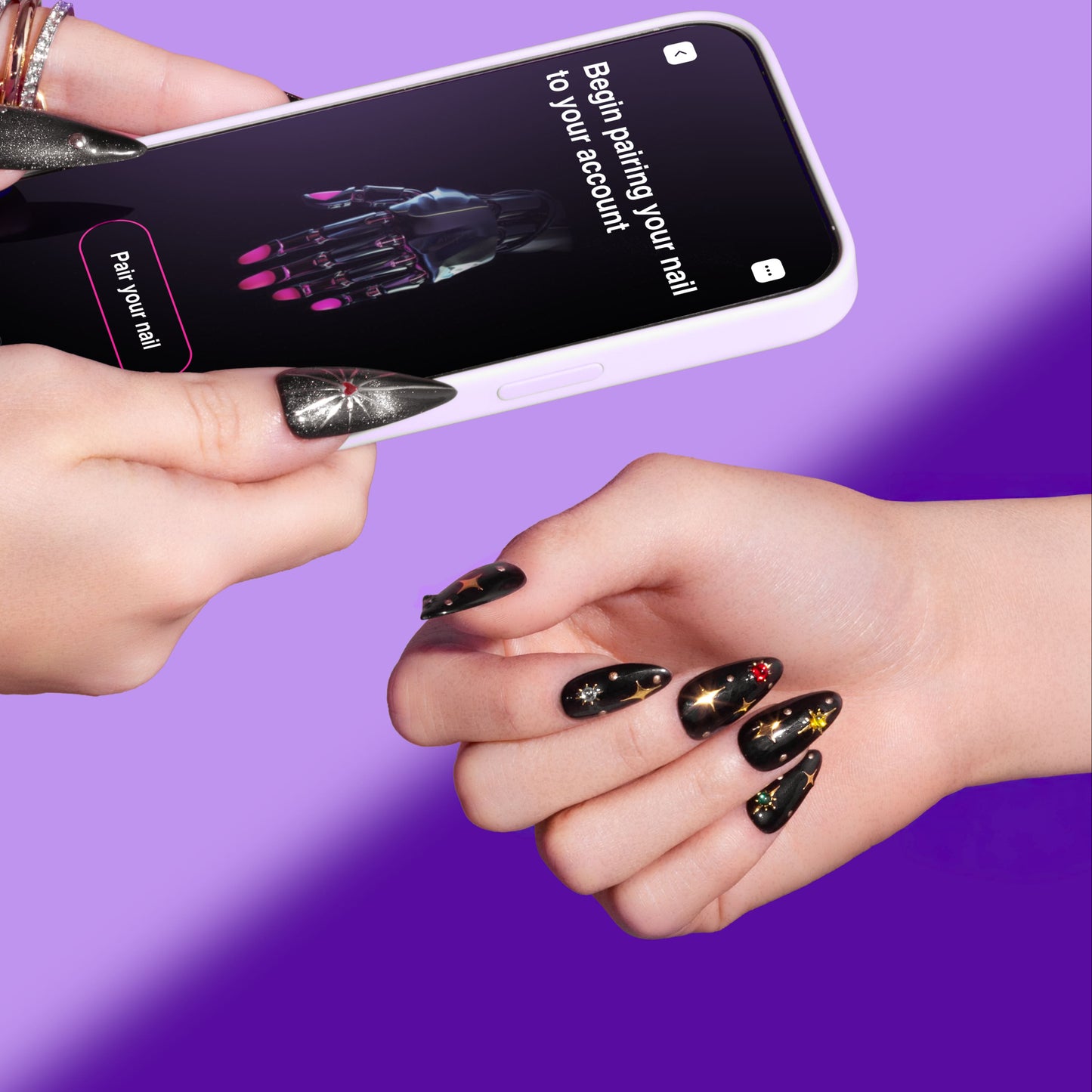 reusable press-on nails Skin of a Killer π« (2 sets) - Chipped Social π
π» - the microchip manicure