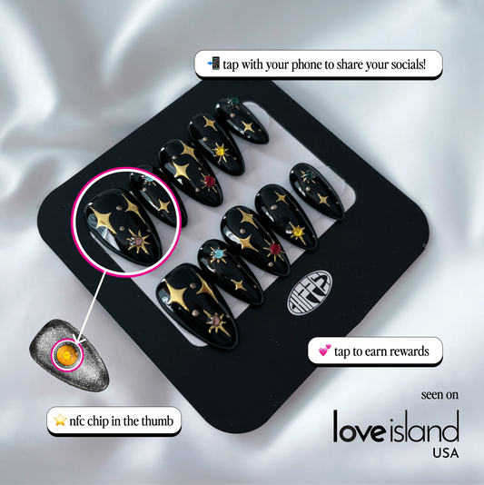 Skin of a Killer 💫 NFC Nails That Share Your Socials