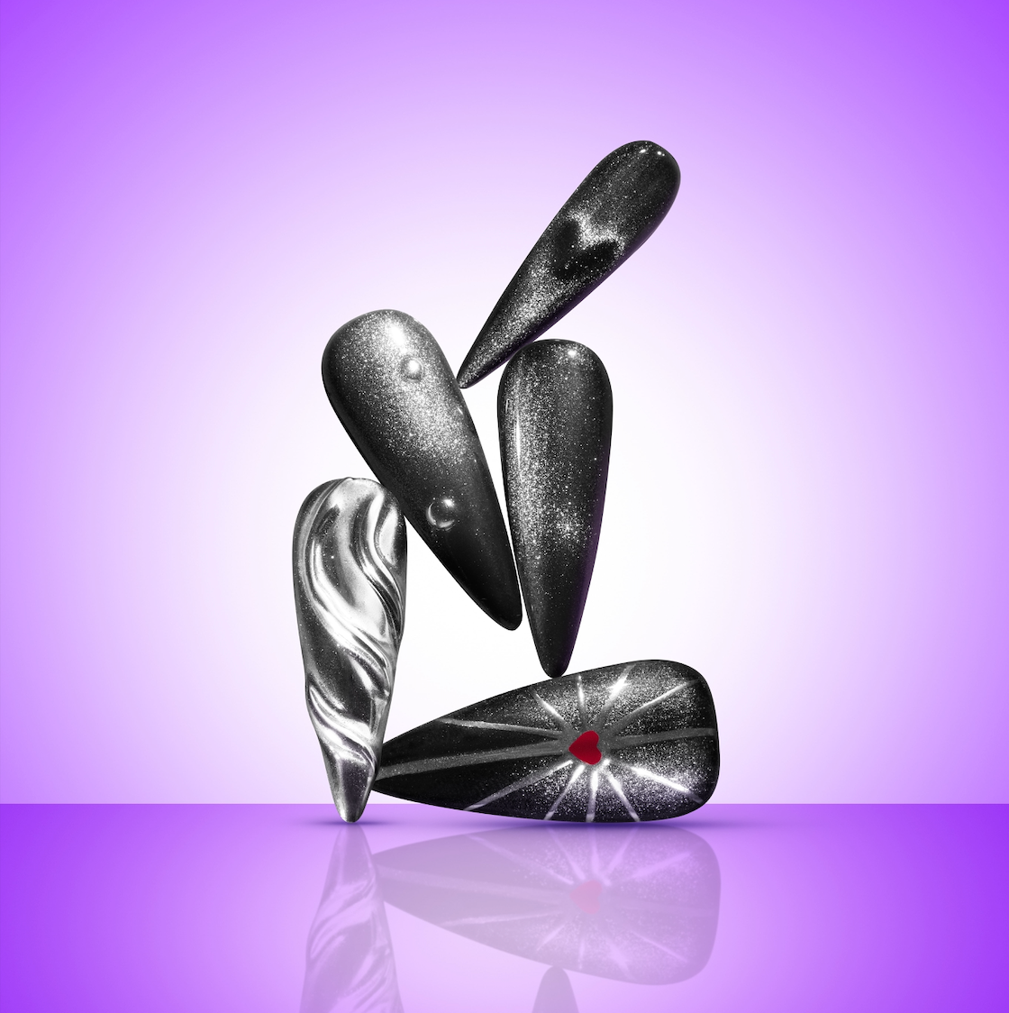 reusable press-on nails Clout Chaser π (2 sets) - Chipped Social π
π» - the microchip manicure