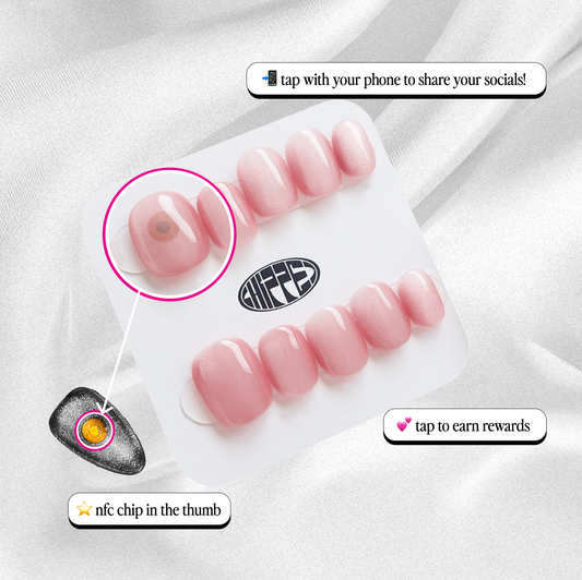 Bubble Pop 👄 NFC Nails That Share Your Socials