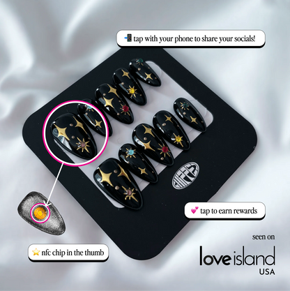 Skin of a Killer 💫 NFC Nails That Share Your Socials