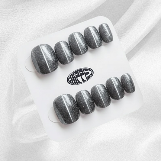 Clean Slate 🩶 NFC Nails That Share Your Socials