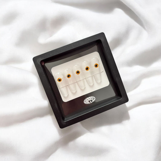 reusable press-on nails PRO: Clear nails with NFC chip (pack of 5) - Chipped Social 💅🏻 - the microchip manicure