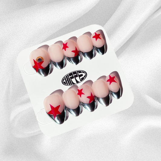 reusable press-on nails Accelerate 🇺🇸 - Chipped Social 💅🏻 - the microchip manicure