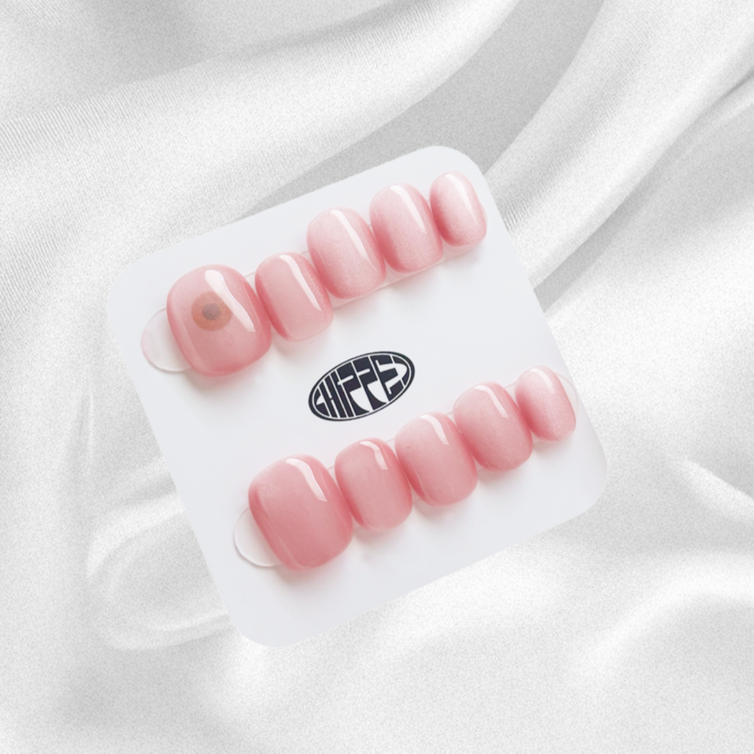 reusable press-on nails 👄 BUBBLE POP 👄 - Chipped Social 💅🏻 - the microchip manicure