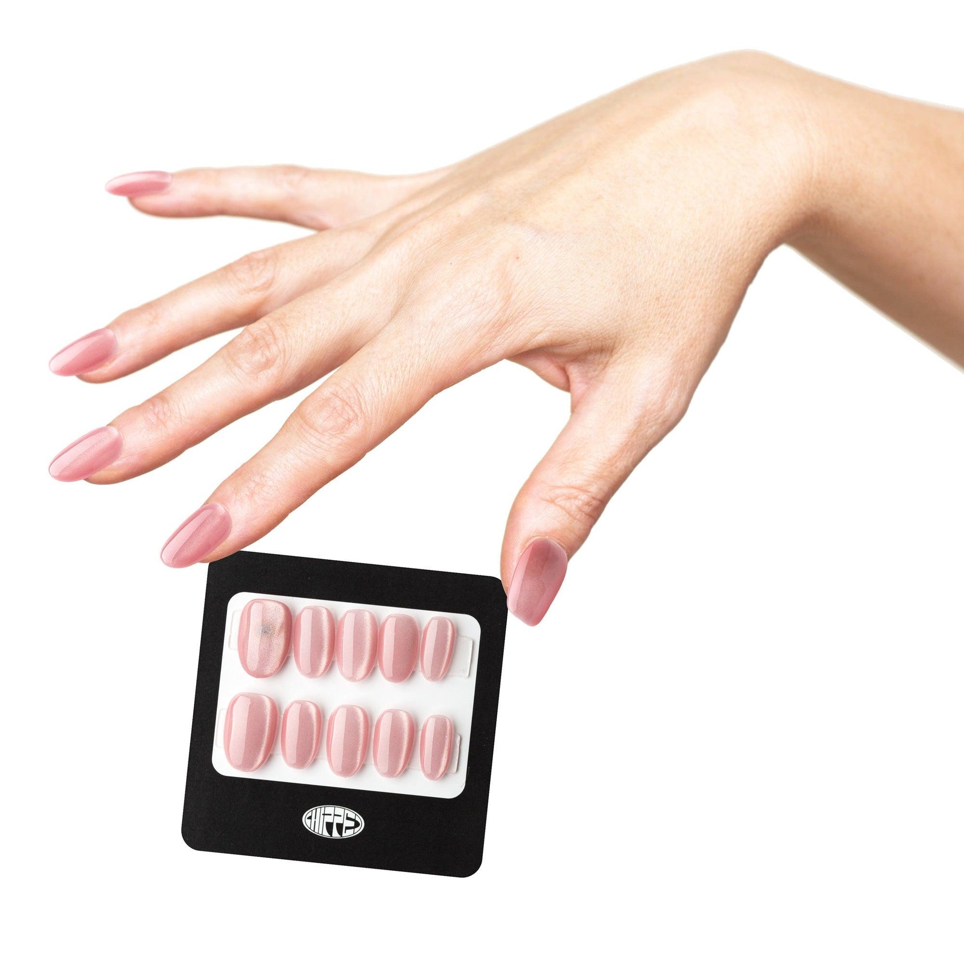 reusable press-on nails Do You Love Me? 💗 - Chipped Social 💅🏻 - the microchip manicure