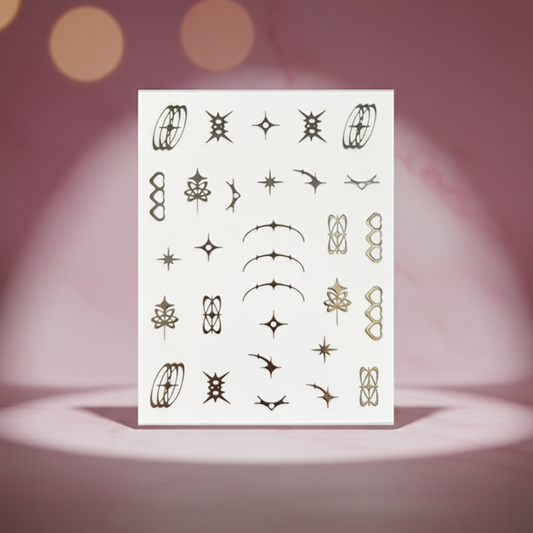 Chipped Icon Nail Decals